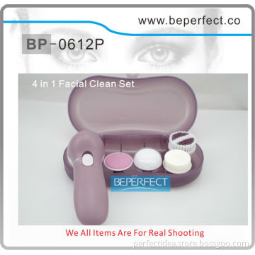 BP-0612 Electric rotate face brush with 4 brush head
